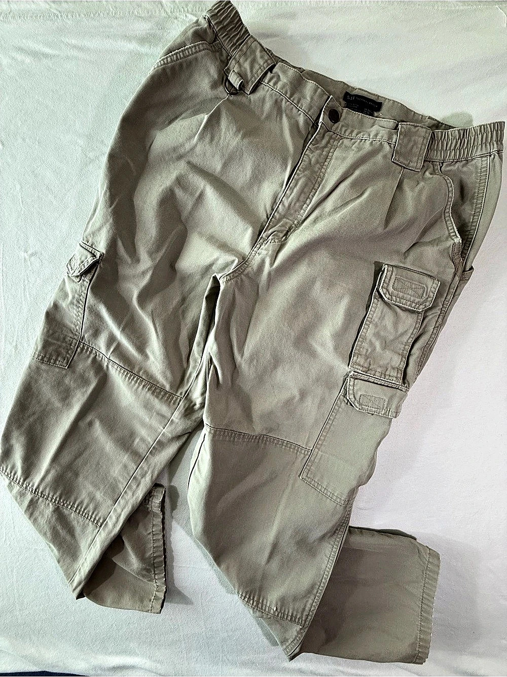 5.11 Tactical Cotton Canvas Pant Cargo Pants Beige Waist 36 X 32
